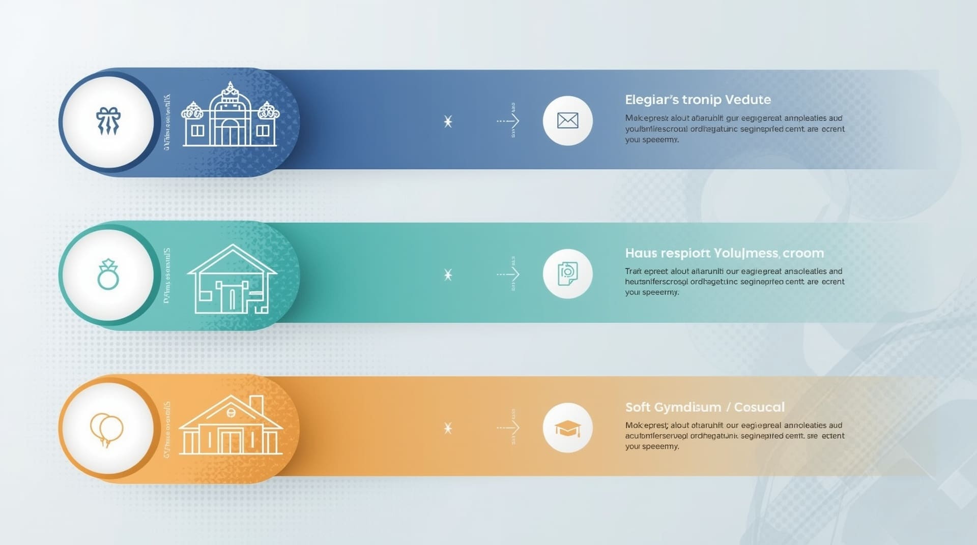Infographic showing tiered pricing levels for different DJ event types