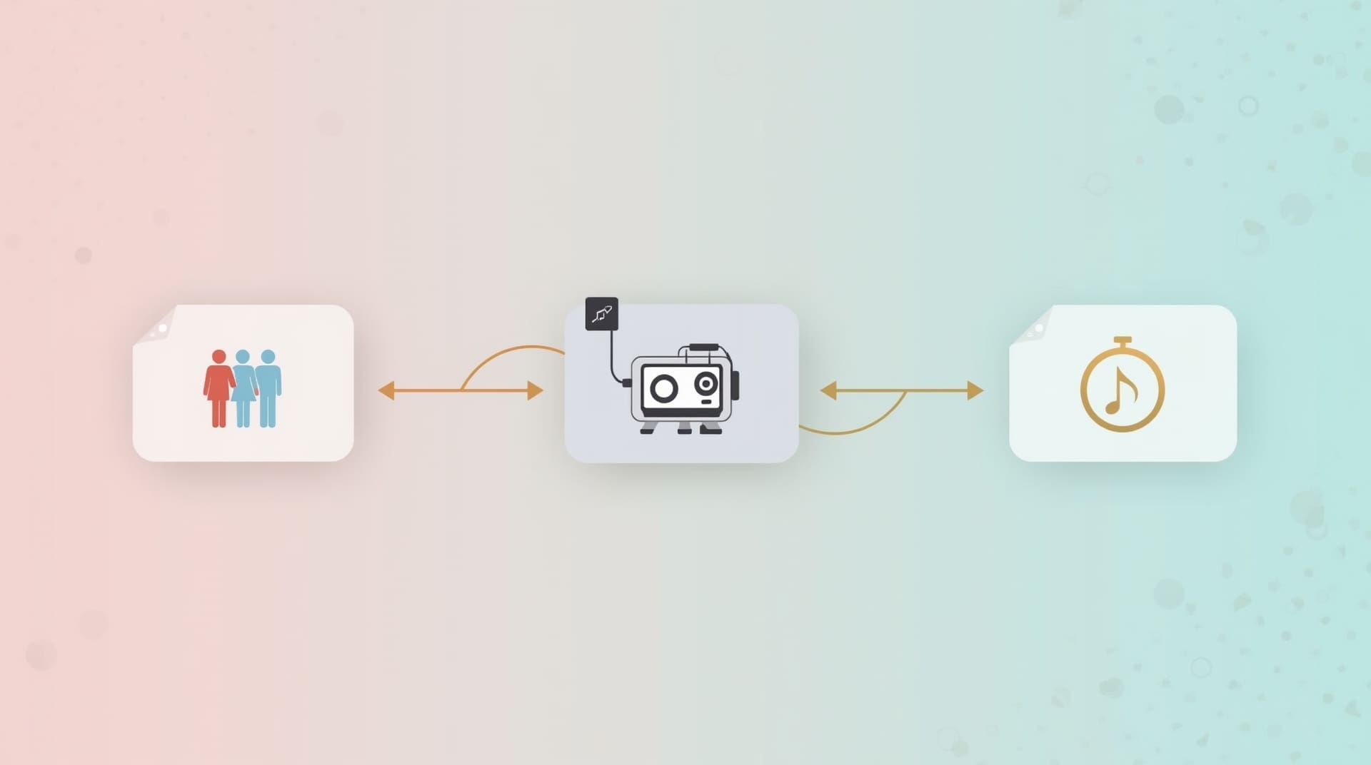 Infographic showing wedding DJ coordination workflow for cake cutting music timing